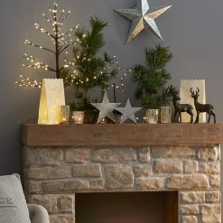 Lot de 2 décorations en forme d'étoile Big Star