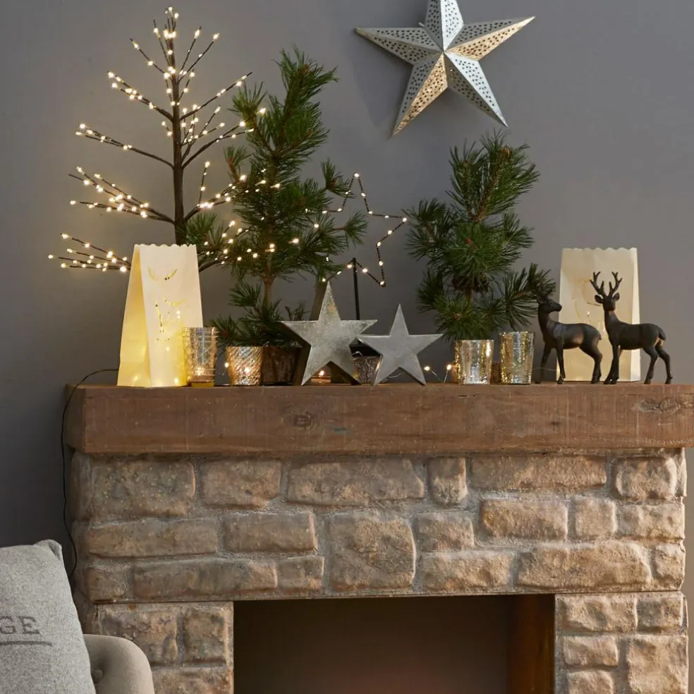 Lot de 2 décorations en forme d'étoile Big Star