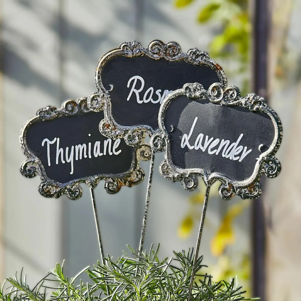 Lot de 3 décorations pour plantes Trevalin