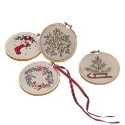 Lot de 4 décorations Seravas