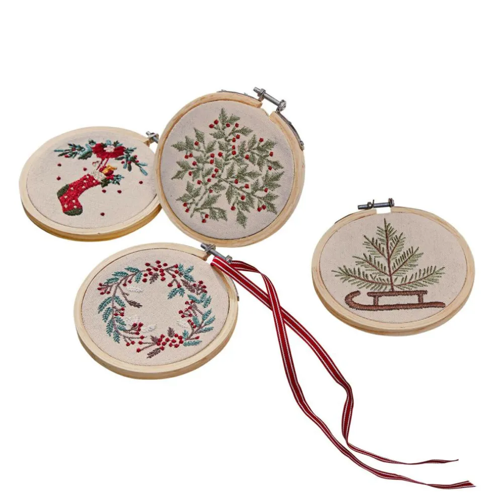 Lot de 4 décorations Seravas