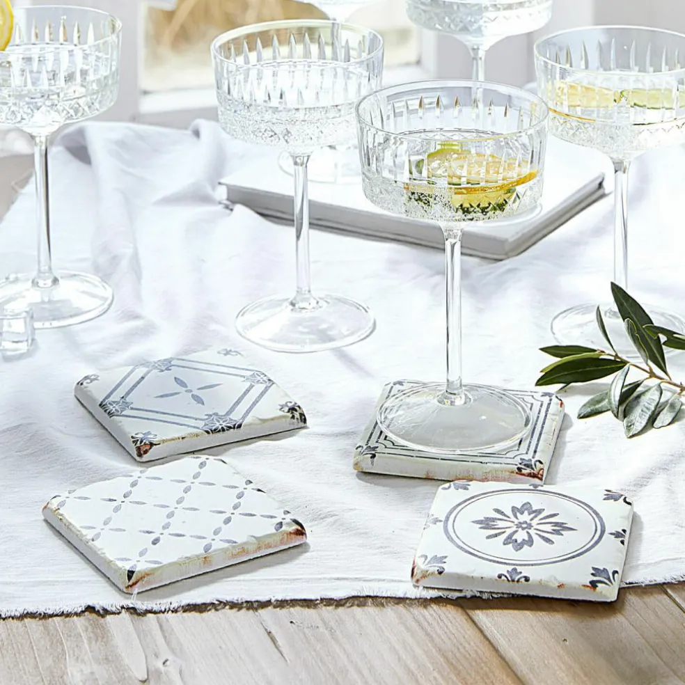 Lot de 4 dessous de verres Emma