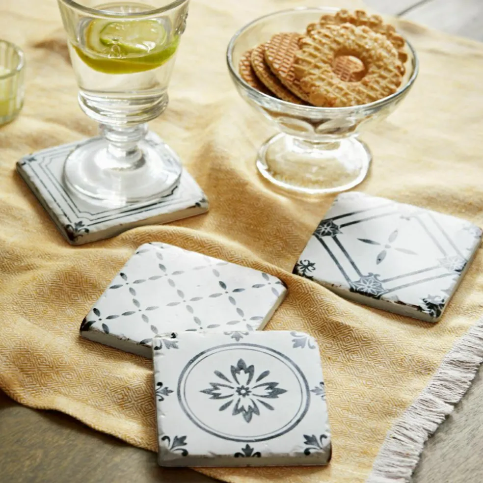 Lot de 4 dessous de verres Emma