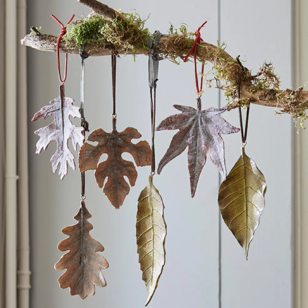 Lot de 6 feuilles décoratives Merel
