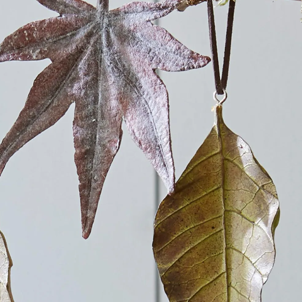 Lot de 6 feuilles décoratives Merel