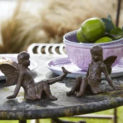 Lot de 2 figurines décoratives Papille