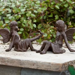 Lot de 2 figurines décoratives Papille