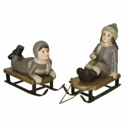 Lot de 2 figurines décoratives Xavienne