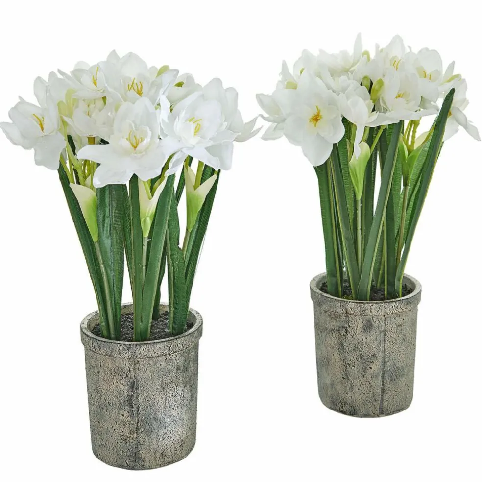Lot de 2 fleurs décoratives Soralen