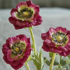 Lot de 3 fleurs décoratives Inara