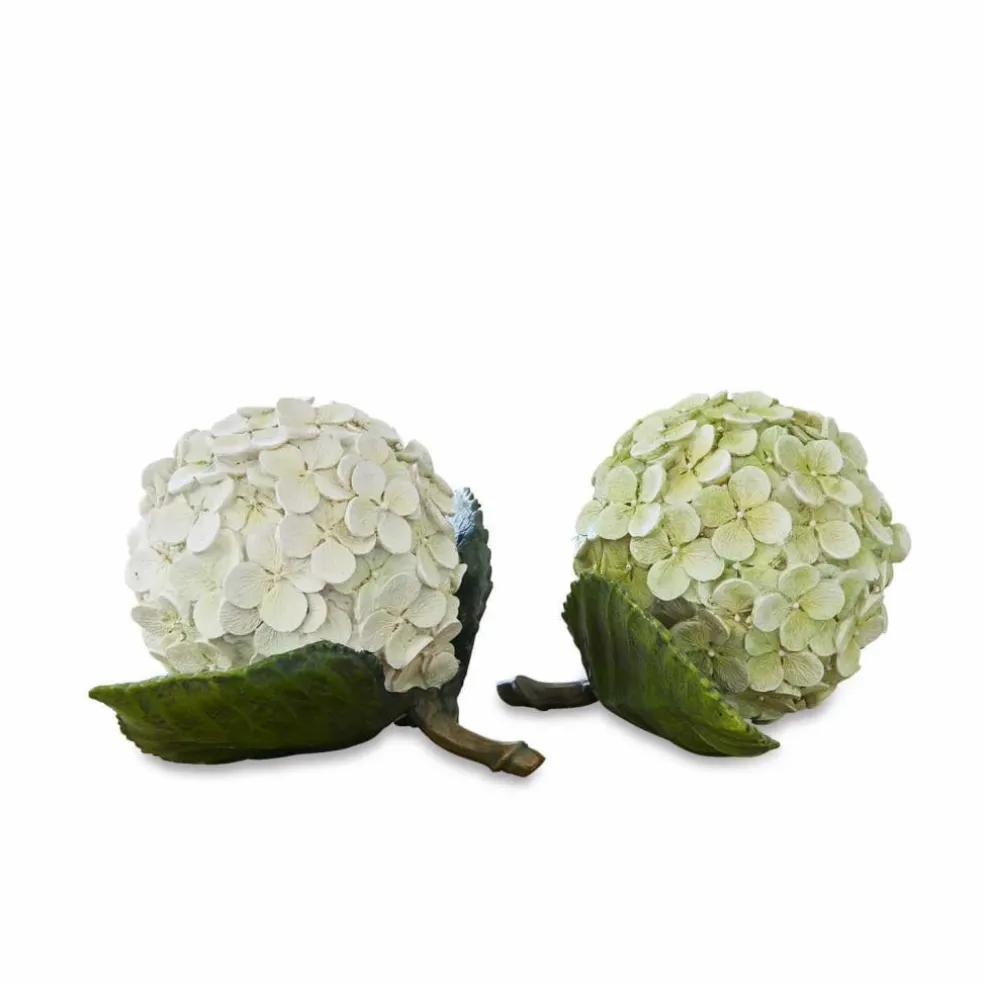 Lot de 2 fleurs décoratives Hortensie