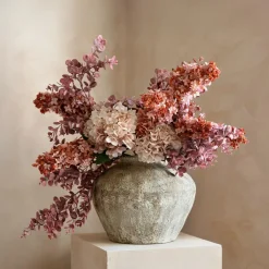 Lot de 3 fleurs décoratives Amarente