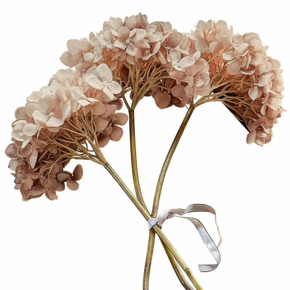 Lot de 3 fleurs décoratives Amarente