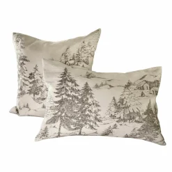 Lot de 2 housses de coussins Fabrielle