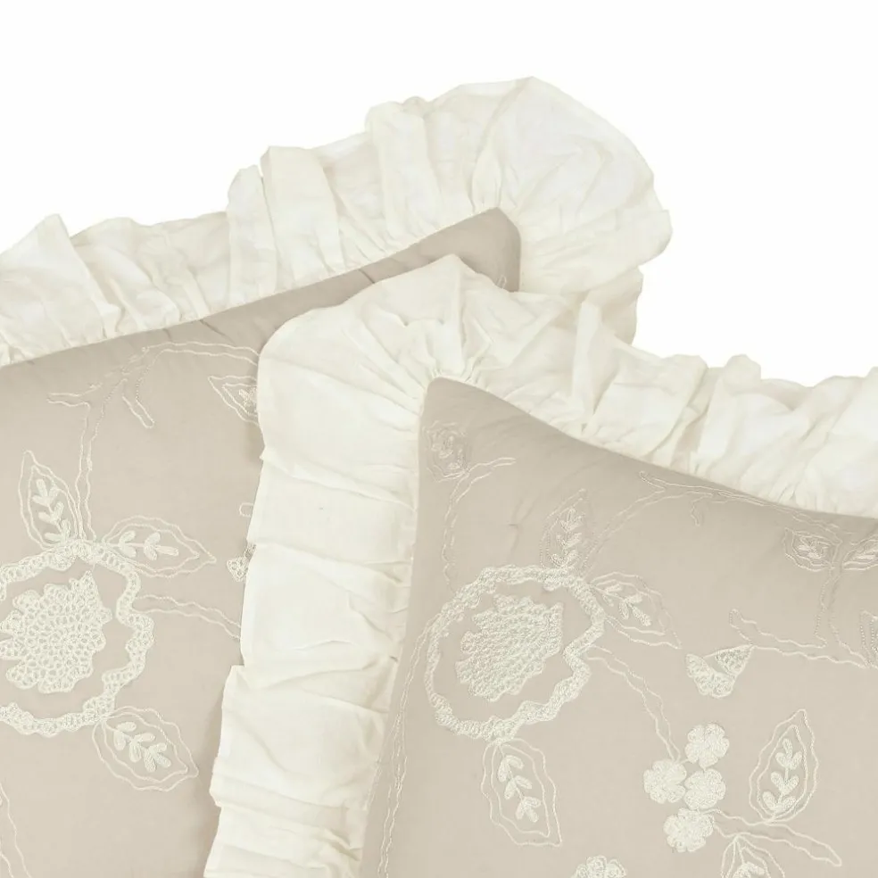 Lot de 2 housses de coussins Clarissa