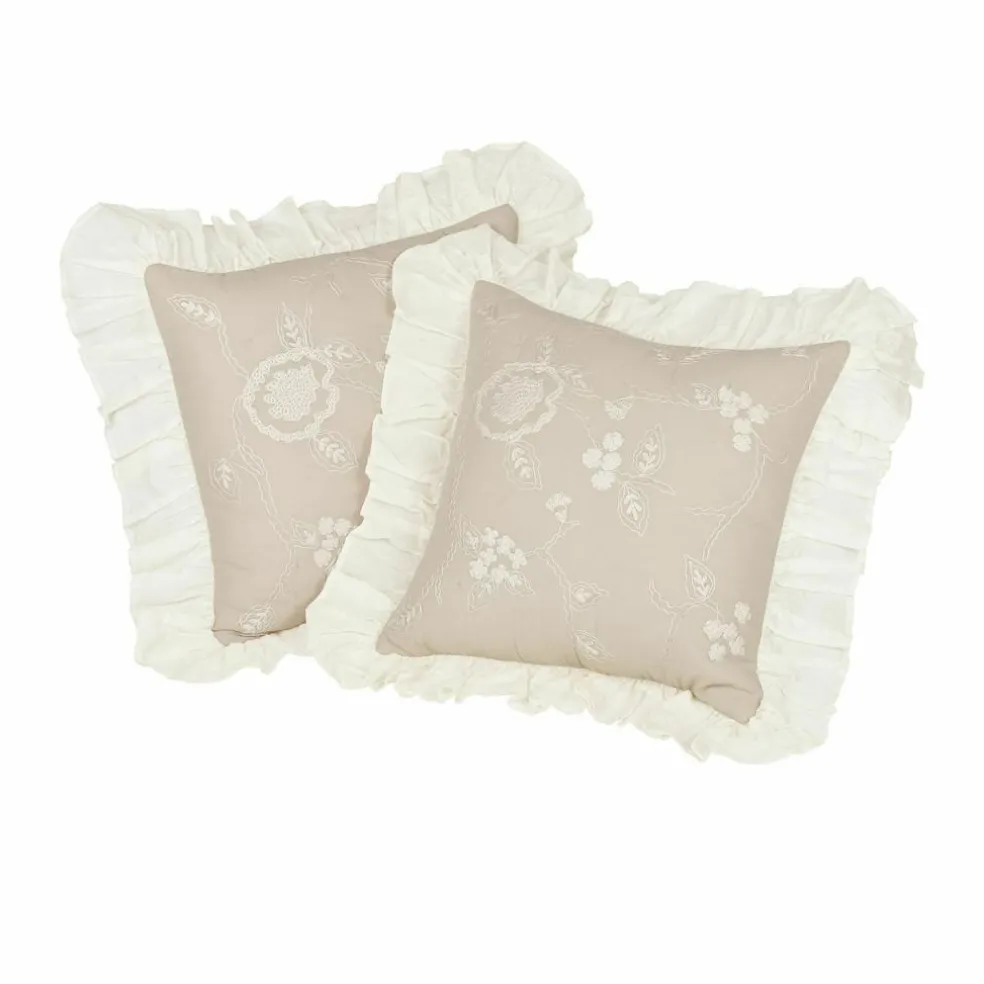 Lot de 2 housses de coussins Clarissa