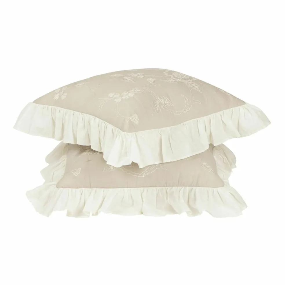 Lot de 2 housses de coussins Clarissa