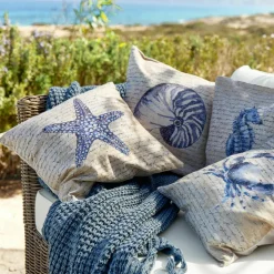 Lot de 4 housses de coussins Sealand