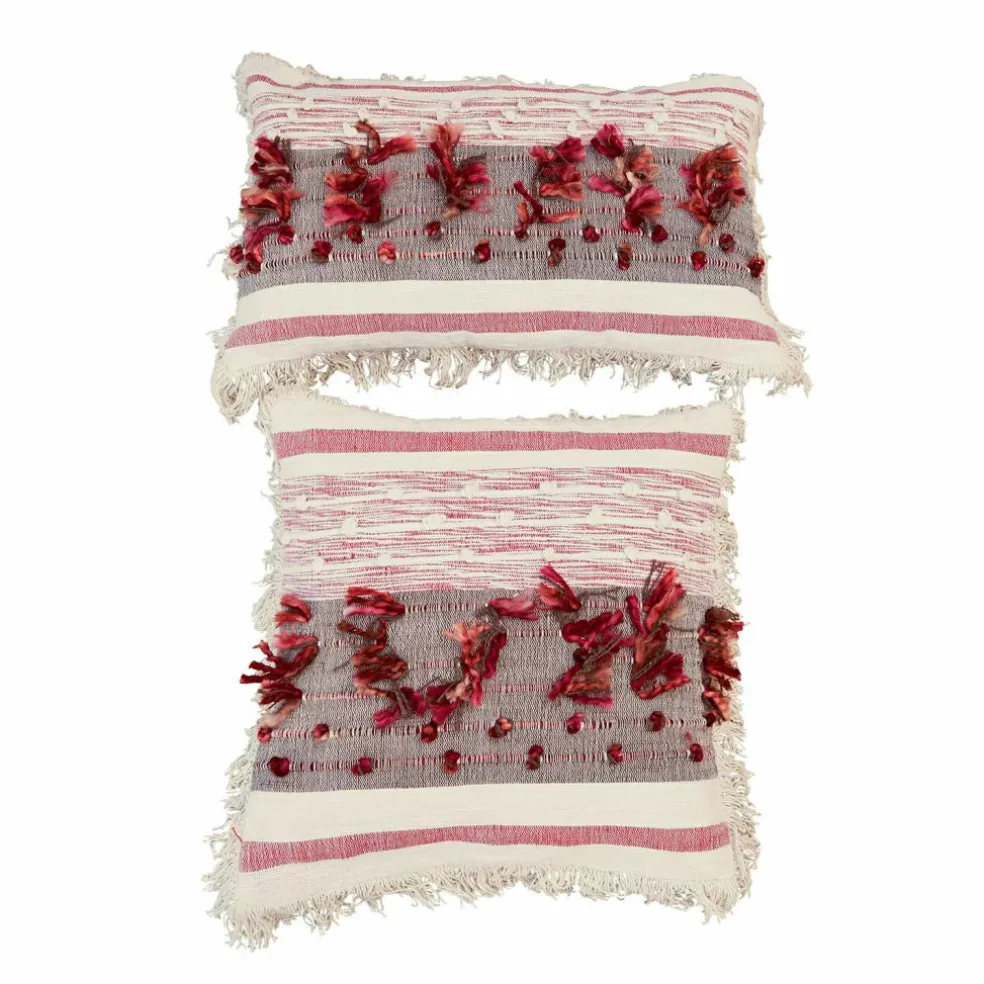 Lot de 2 housses de coussins Yazmira