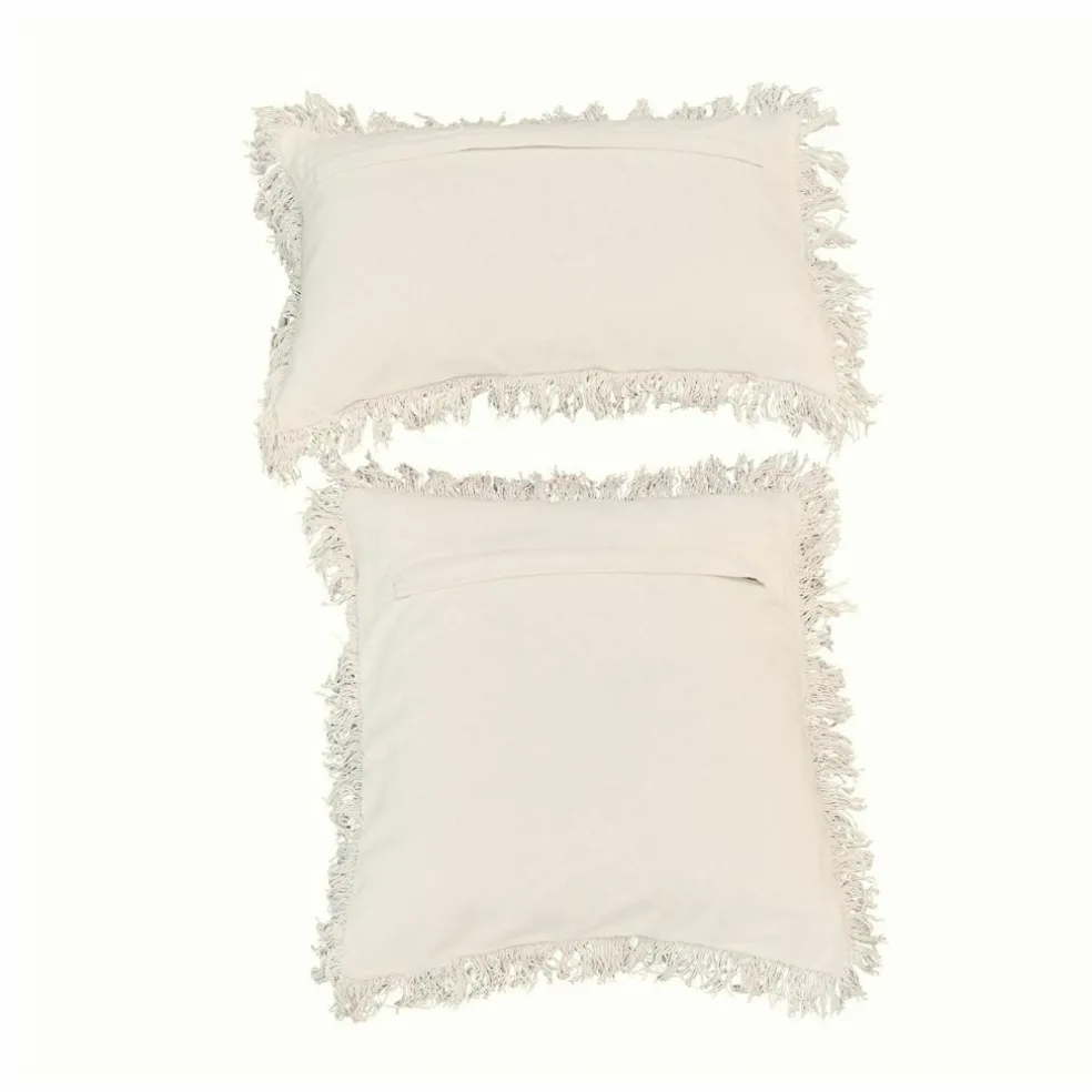 Lot de 2 housses de coussins Yazmira