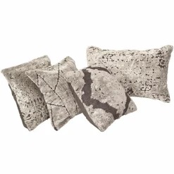 Lot de 4 housses de coussins Plaisancière