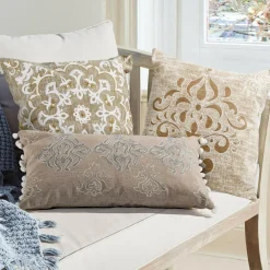 Lot de 3 housses de coussins Emelin