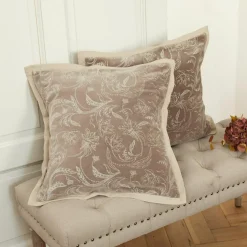 Lot de 2 housses de coussins Olicianne