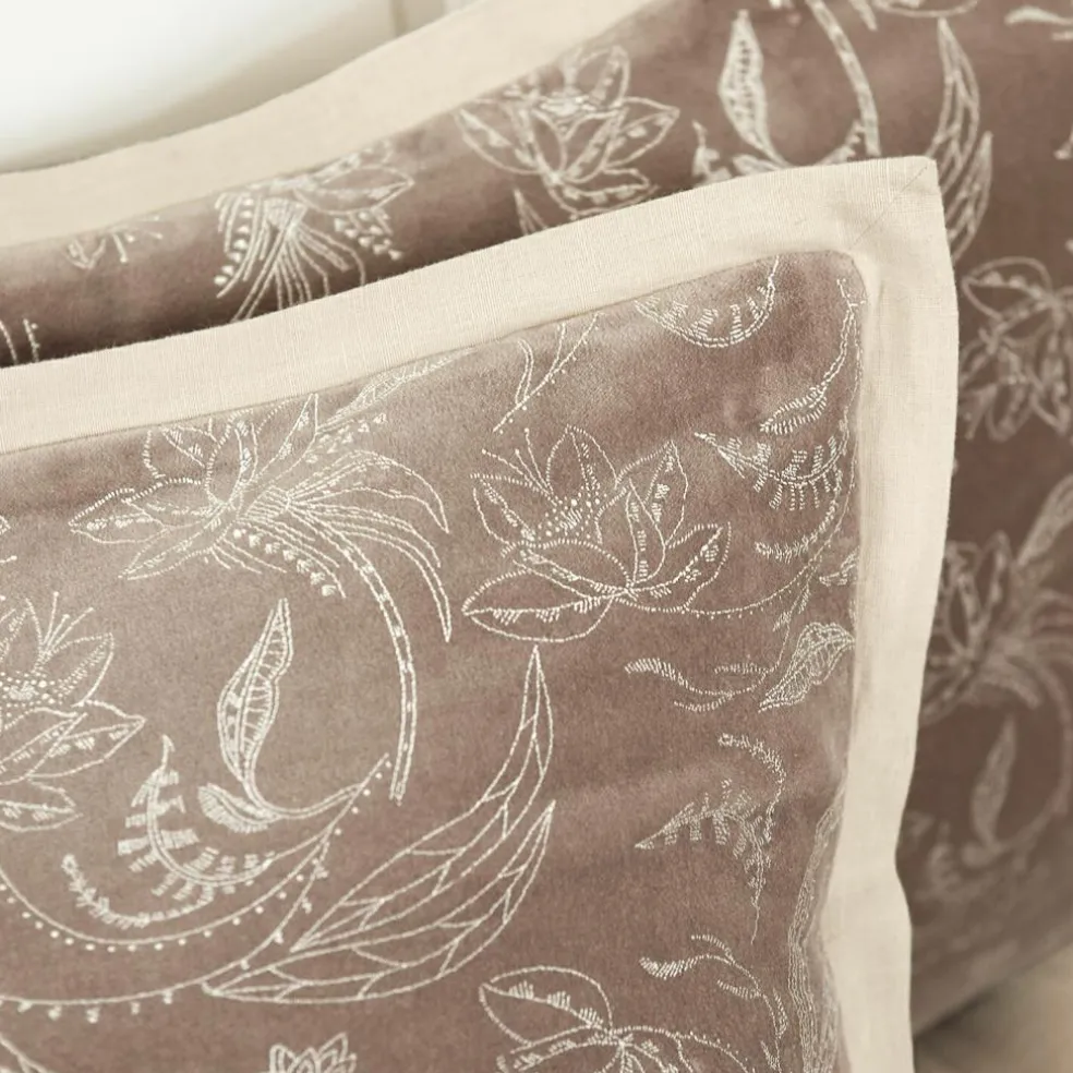 Lot de 2 housses de coussins Olicianne