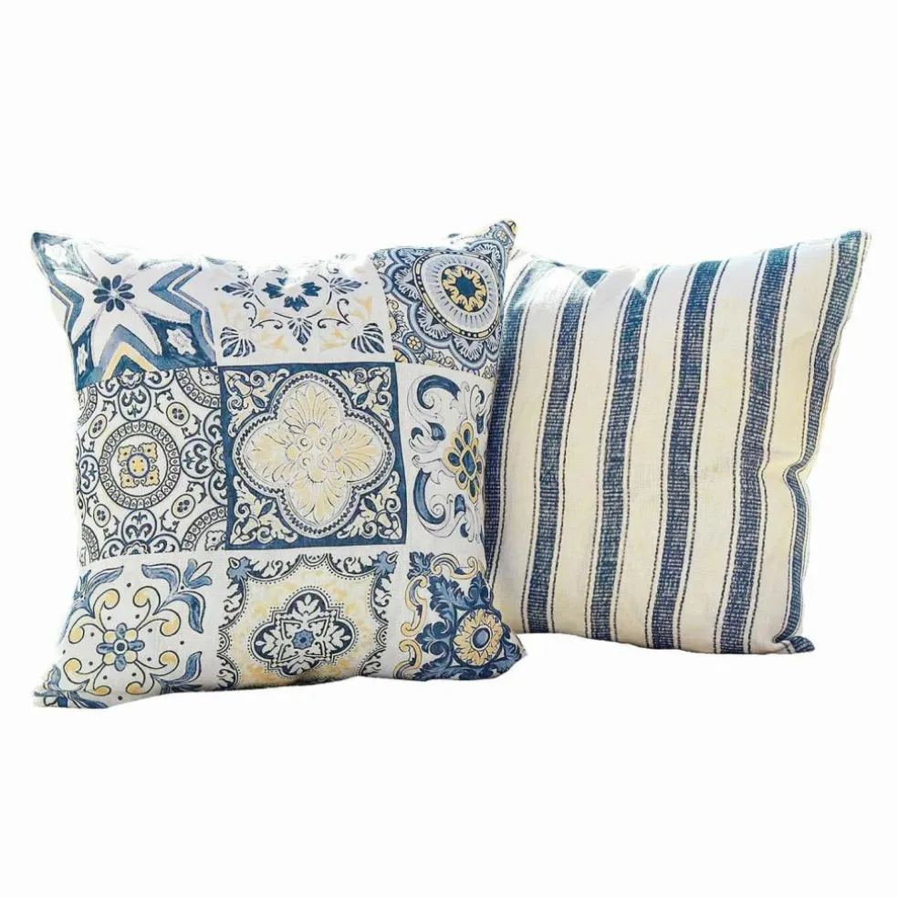 Lot de 2 housses de coussins Bourrignon