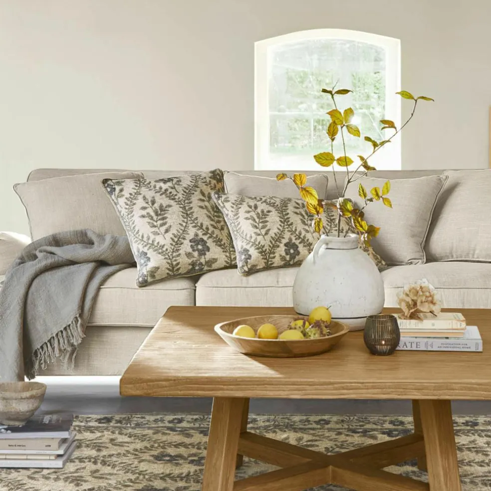 Lot de 2 housses de coussin Vellouris