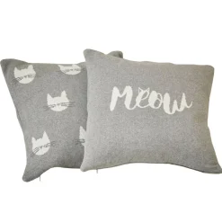 Lot de 2 housses de coussins Solviana