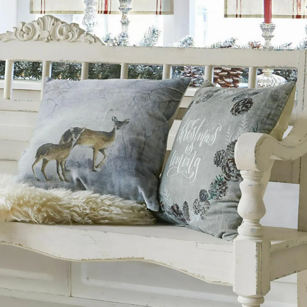 Lot de 2 housses de coussins Christmas is coming