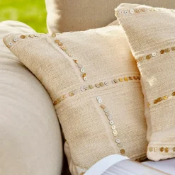 Lot de 2 housses de coussin Rousseline