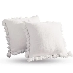 Lot de 2 housses de coussins Peniel