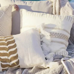 Lot de 4 housses de coussins Olette