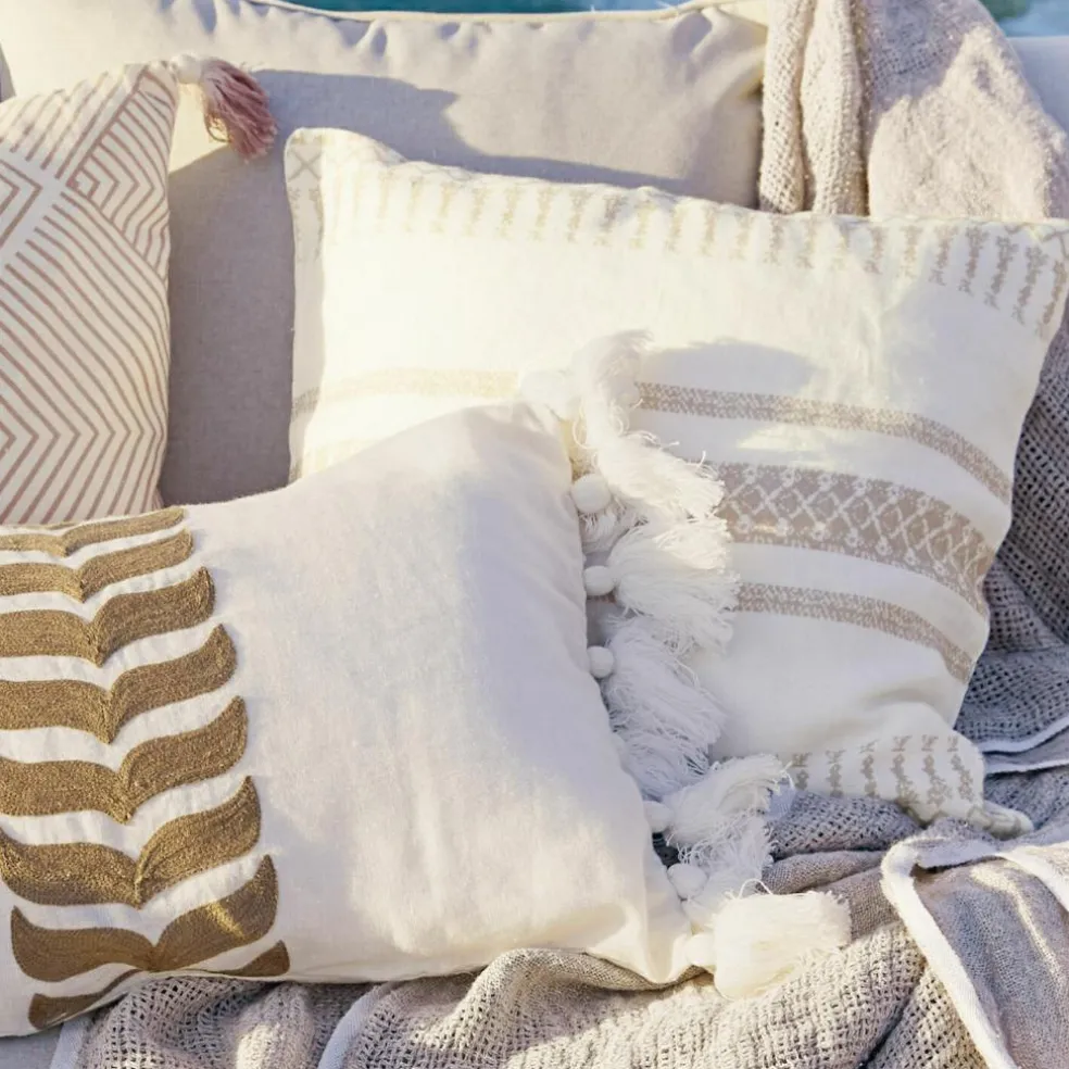 Lot de 4 housses de coussins Olette