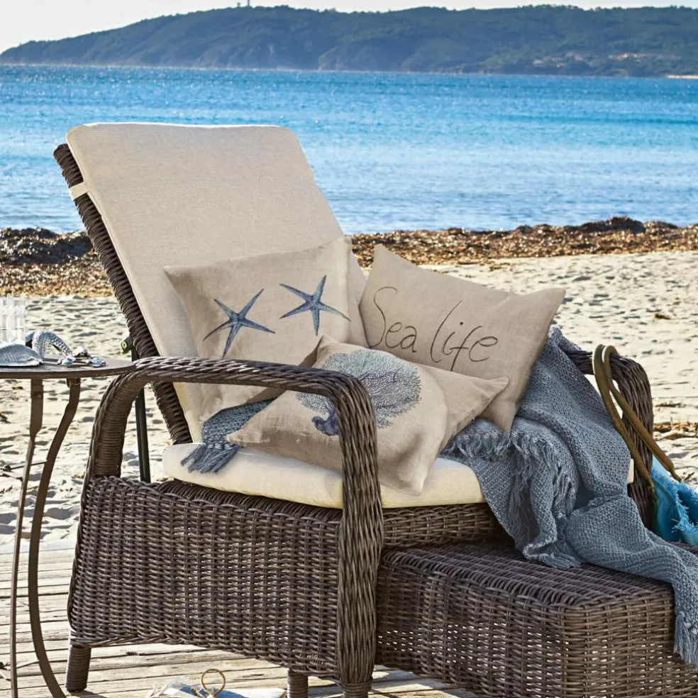 Lot de 3 housses de coussins Sea life