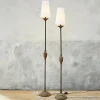 Lot de 2 lampadaires Abigail