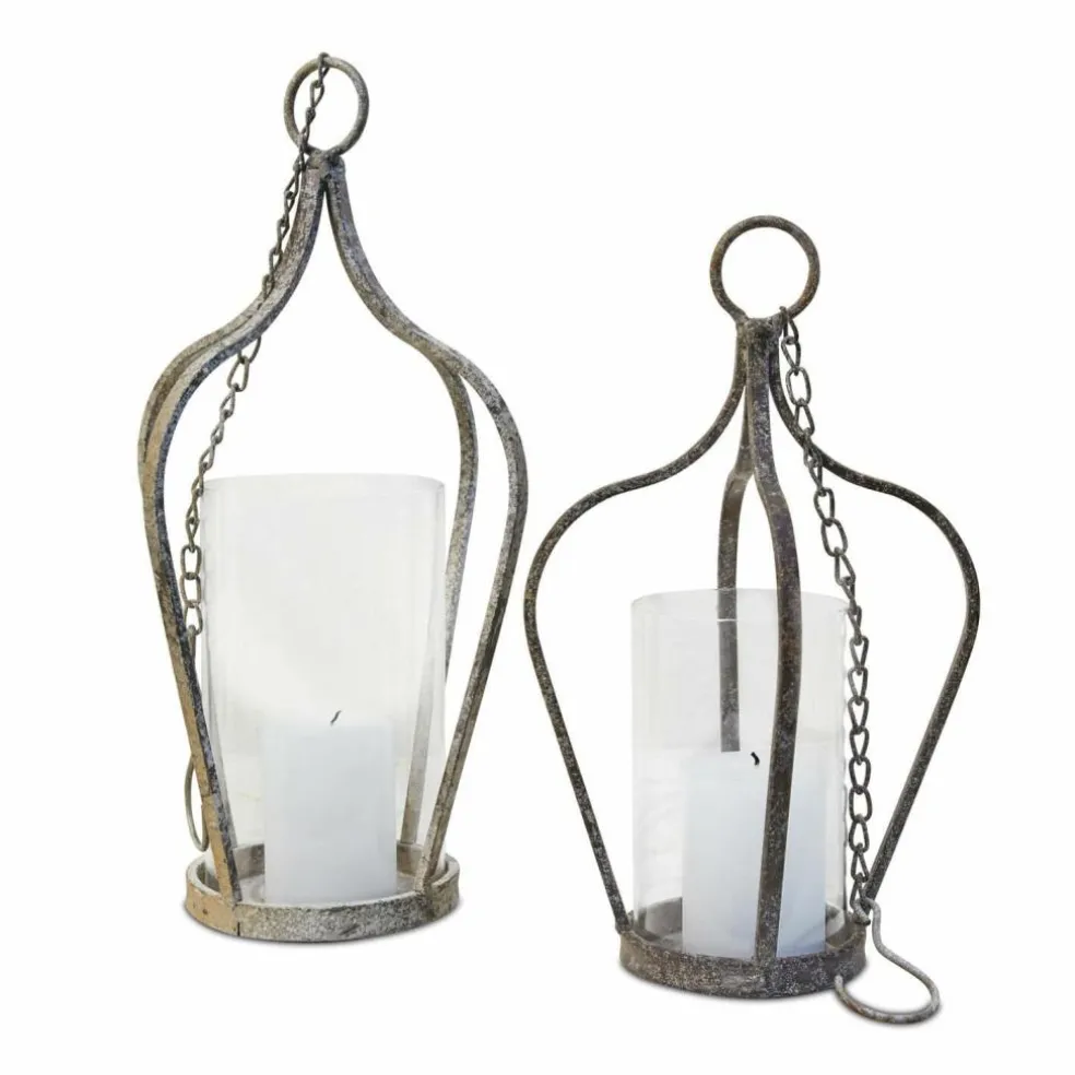 Lot de 2 lanternes à suspendre Mikella