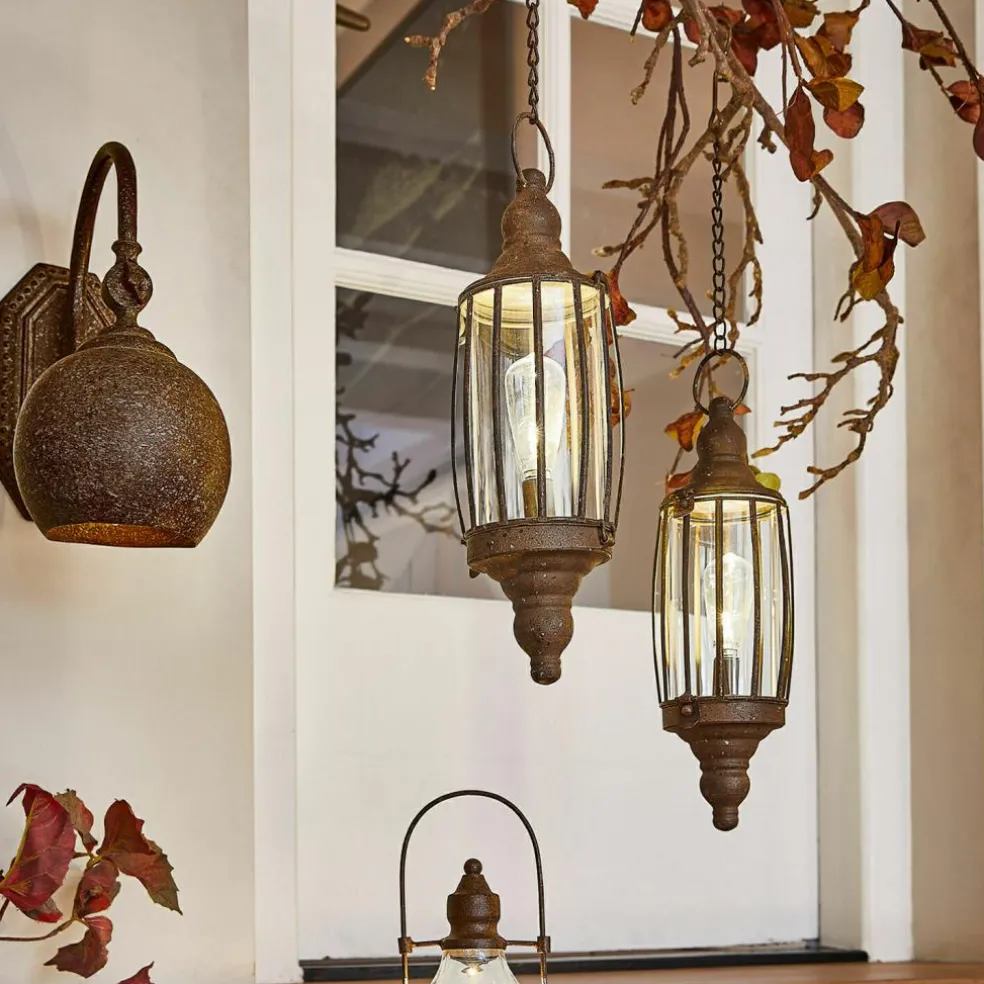 Lot de 2 lanternes LED à suspendre Flavin