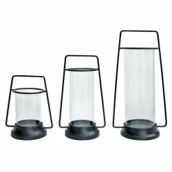 Lot de 3 lanternes Mirandel