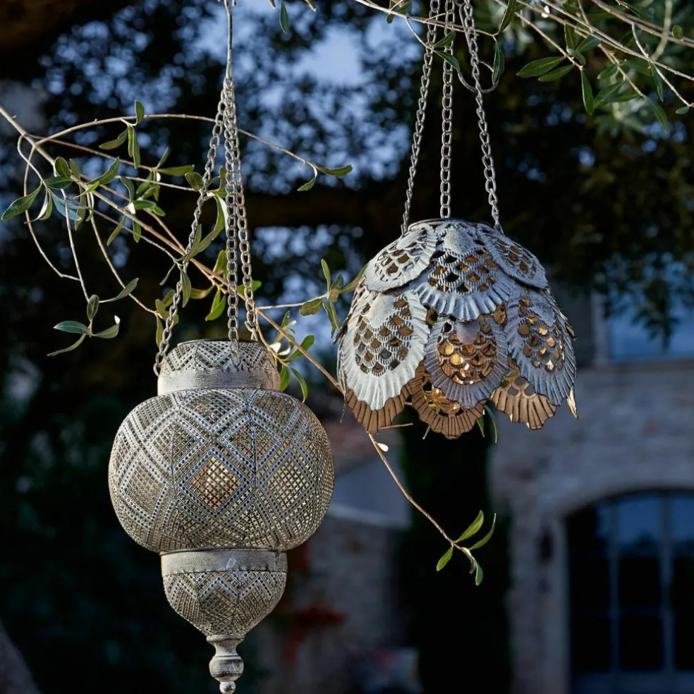 Lot de 2 lanternes solaires à suspendre Paale