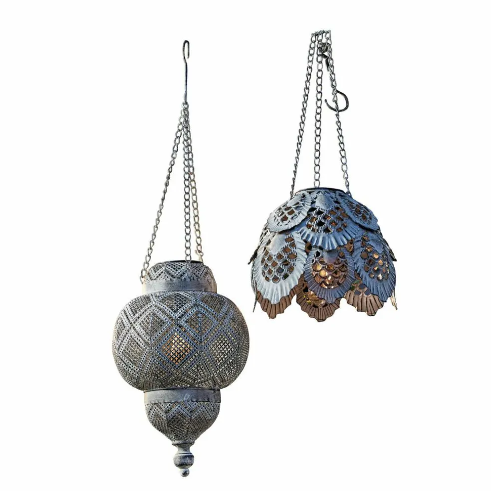 Lot de 2 lanternes solaires à suspendre Paale