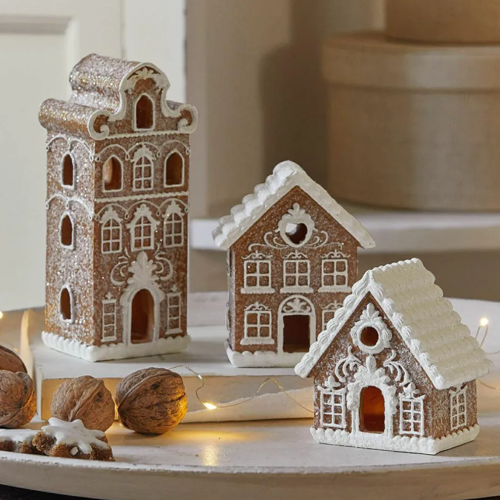 Lot de 3 maisons décoratives Gabin