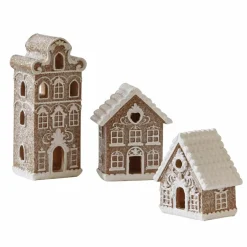 Lot de 3 maisons décoratives Gabin