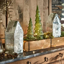 Lot de 2 maisons décoratives Langridge