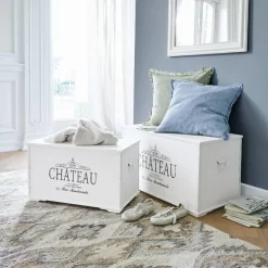 Lot de 2 malles Château