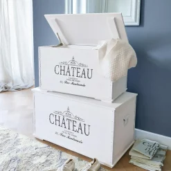 Lot de 2 malles Château