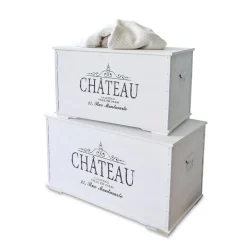 Lot de 2 malles Château