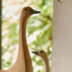 Lot de 2 oies décoratives Amiraz